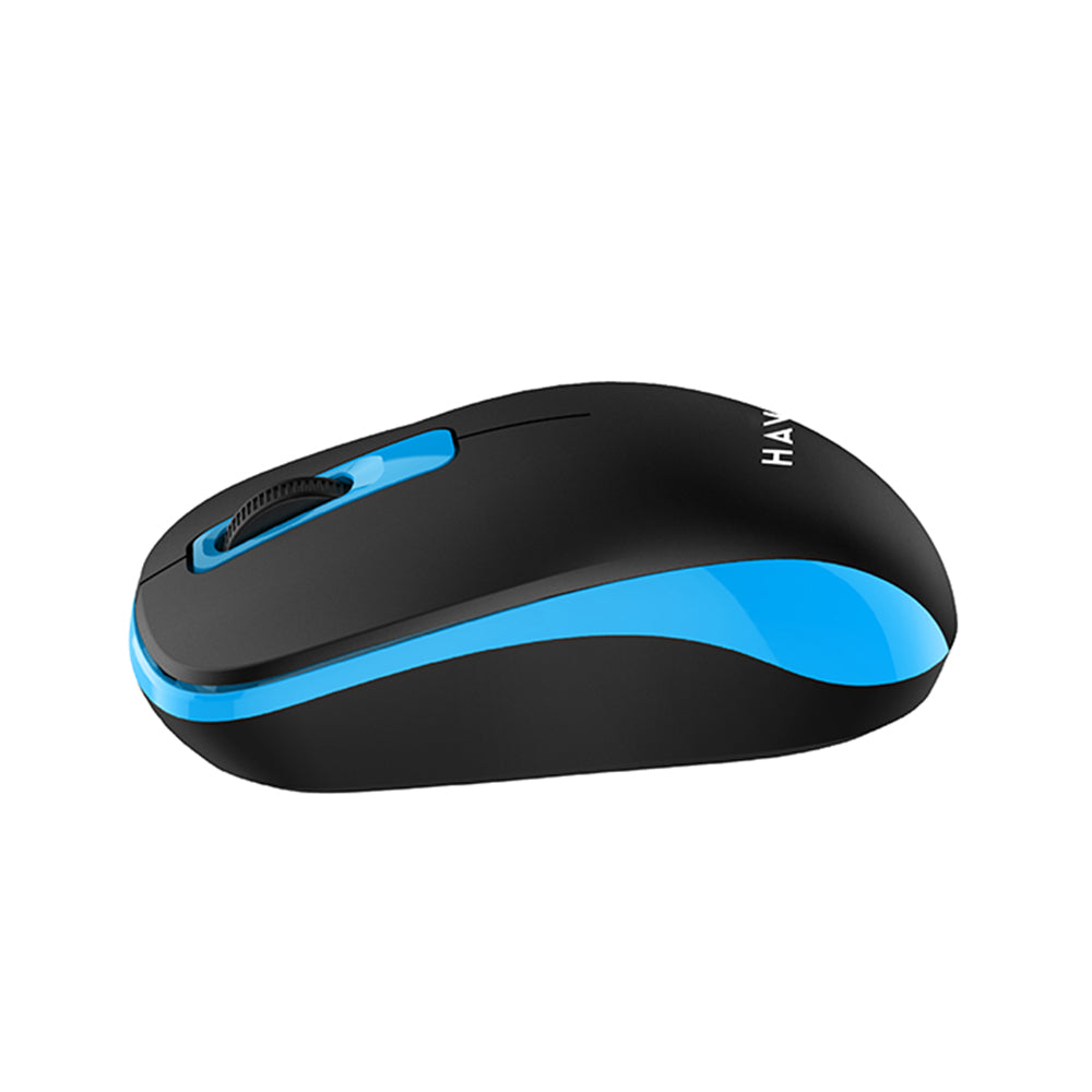 Mouse Wireless HAVIT MS626GT, 1200DPI, Preto Azul