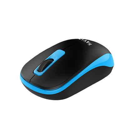 Mouse Wireless HAVIT MS626GT, 1200DPI, Preto Azul