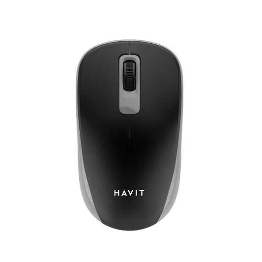 HAVIT MS626GT Wireless Mouse, 1200DPI, Black Grey