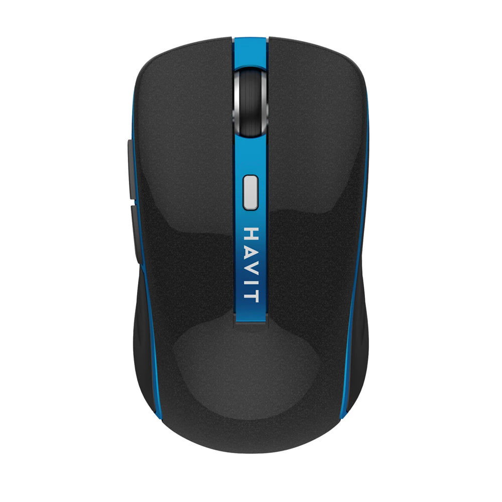 Mouse Wireless HAVIT MS951GT, 1000DPI - 1600DPI, Preto Azul