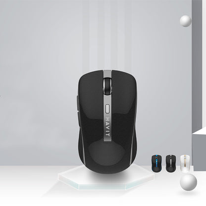 Mouse Wireless HAVIT MS951GT, 1000DPI - 1600DPI, Preto Azul