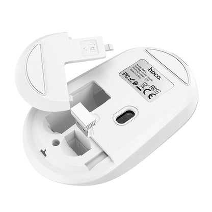 Mouse Wireless HOCO GM14, 1200DPI, Branco