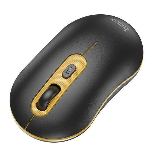 Mouse Wireless HOCO GM21, 1600DPI, Amarelo