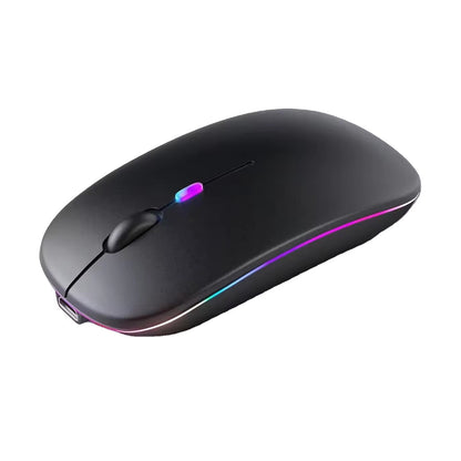 Mouse Wireless Techsuit M1, RGB, 1600DPI, Preto