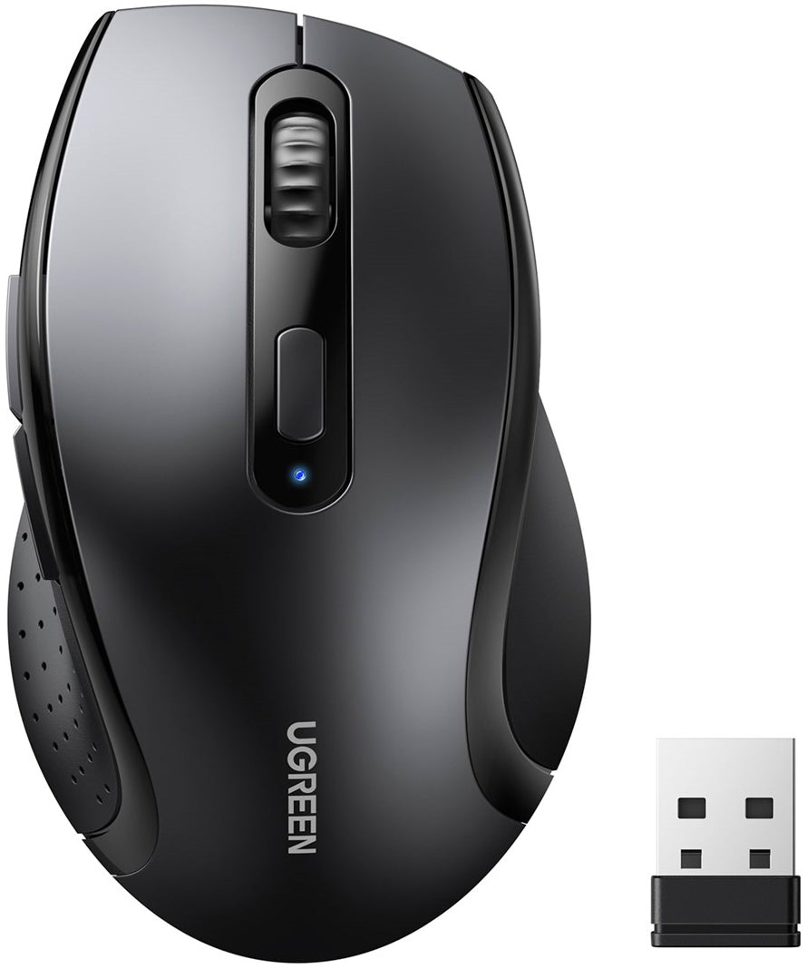 Mouse Wireless UGREEN M511, 1600DPI, Preto