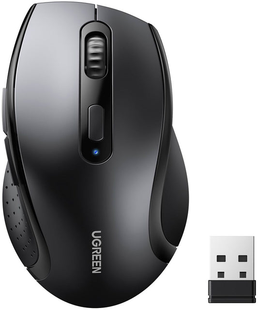 Mouse Wireless UGREEN M511, 1600DPI, Preto