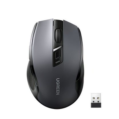 Mouse Wireless UGREEN MU006 (90855), 4000DPI, BT / Wi-Fi, Cinzento