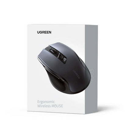 Mouse Wireless UGREEN MU006 (90855), 4000DPI, BT / Wi-Fi, Cinzento