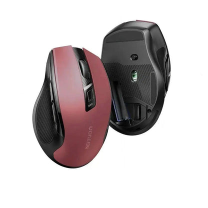 Mouse Wireless UGREEN MU006, 4000DPI, Vermelho
