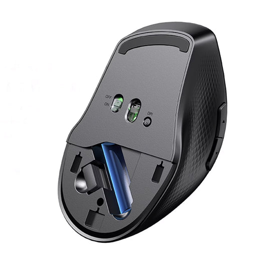 Mouse Wireless UGREEN MU101, 4000DPI, BT / Wi-Fi, Azul