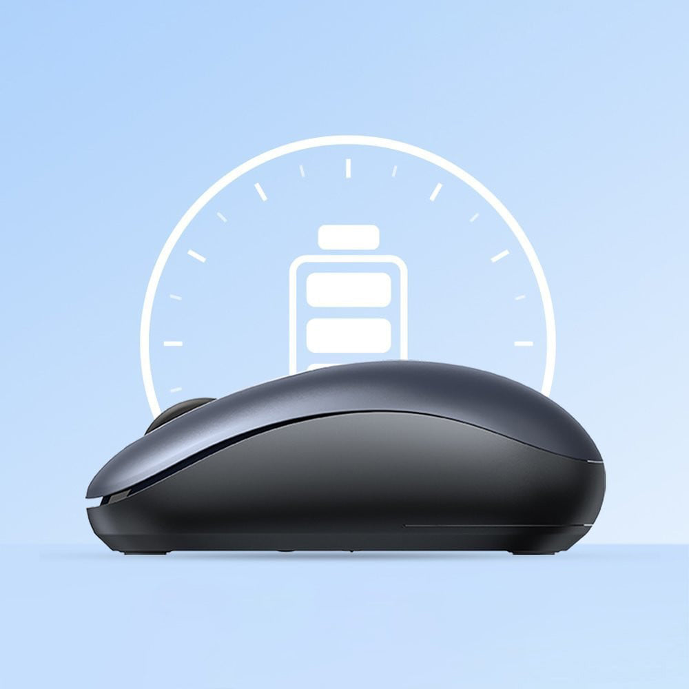 Mouse Wireless UGREEN MU105, 2400DPI, Azul-marinho