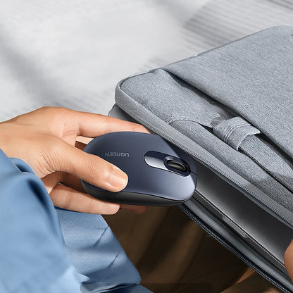 Mouse Wireless UGREEN MU105, 2400DPI, Azul-marinho