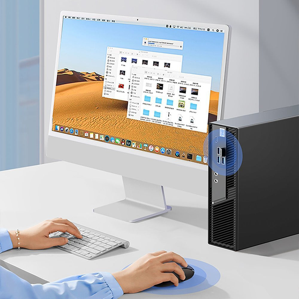 Mouse Wireless UGREEN MU105, 2400DPI, Azul-marinho