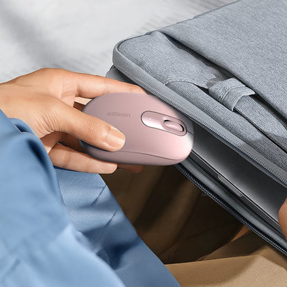 Mouse Wireless UGREEN MU105, 2400DPI, Rosa