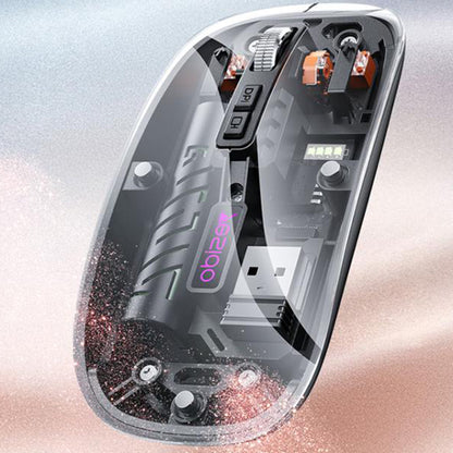 Mouse Wireless Yesido KB29, 800DPI - 1600DPI, BT / Wi-Fi, Branco
