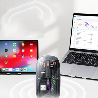 Mouse Wireless Yesido KB29, 800DPI - 1600DPI, BT / Wi-Fi, Branco
