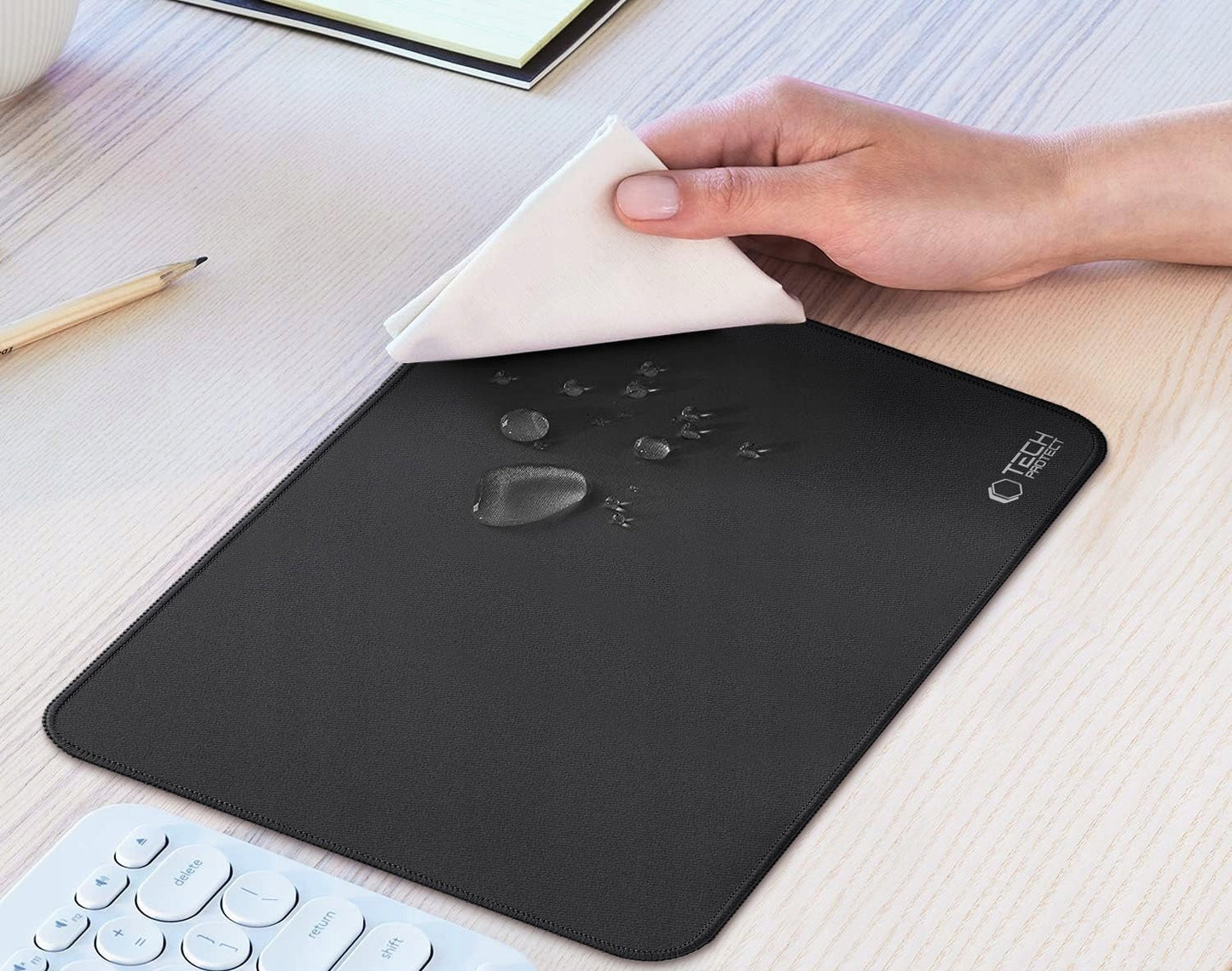 MousePad Tech-Protect A100, 350mm x 250mm, Preto