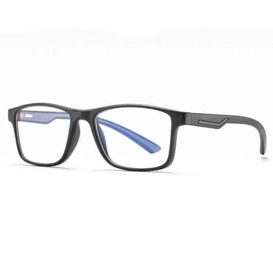 Óculos de Computador Masculinos Techsuit F2388, Anti-Luz Azul, Preto Cinza