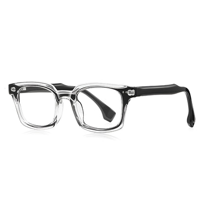 Óculos de Computador Masculinos Techsuit LS084, Anti-Luz Azul, Pretos Transparentes