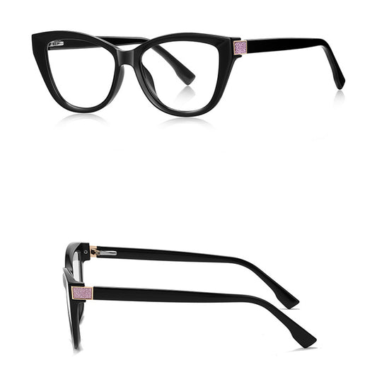 Óculos de Computador Femininos Techsuit 2276, Anti-Luz Azul, Pretos