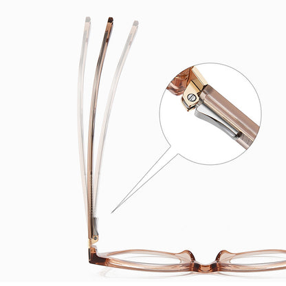 Óculos de Computador Femininos Techsuit 2279, Anti-Luz Azul, Castanho