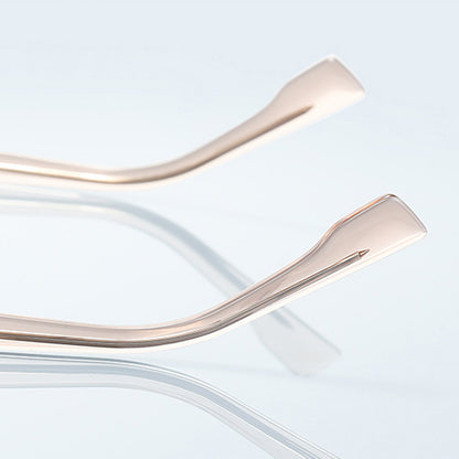 Óculos de Computador Femininos Techsuit 2279, Anti-Luz Azul, Castanho Claro