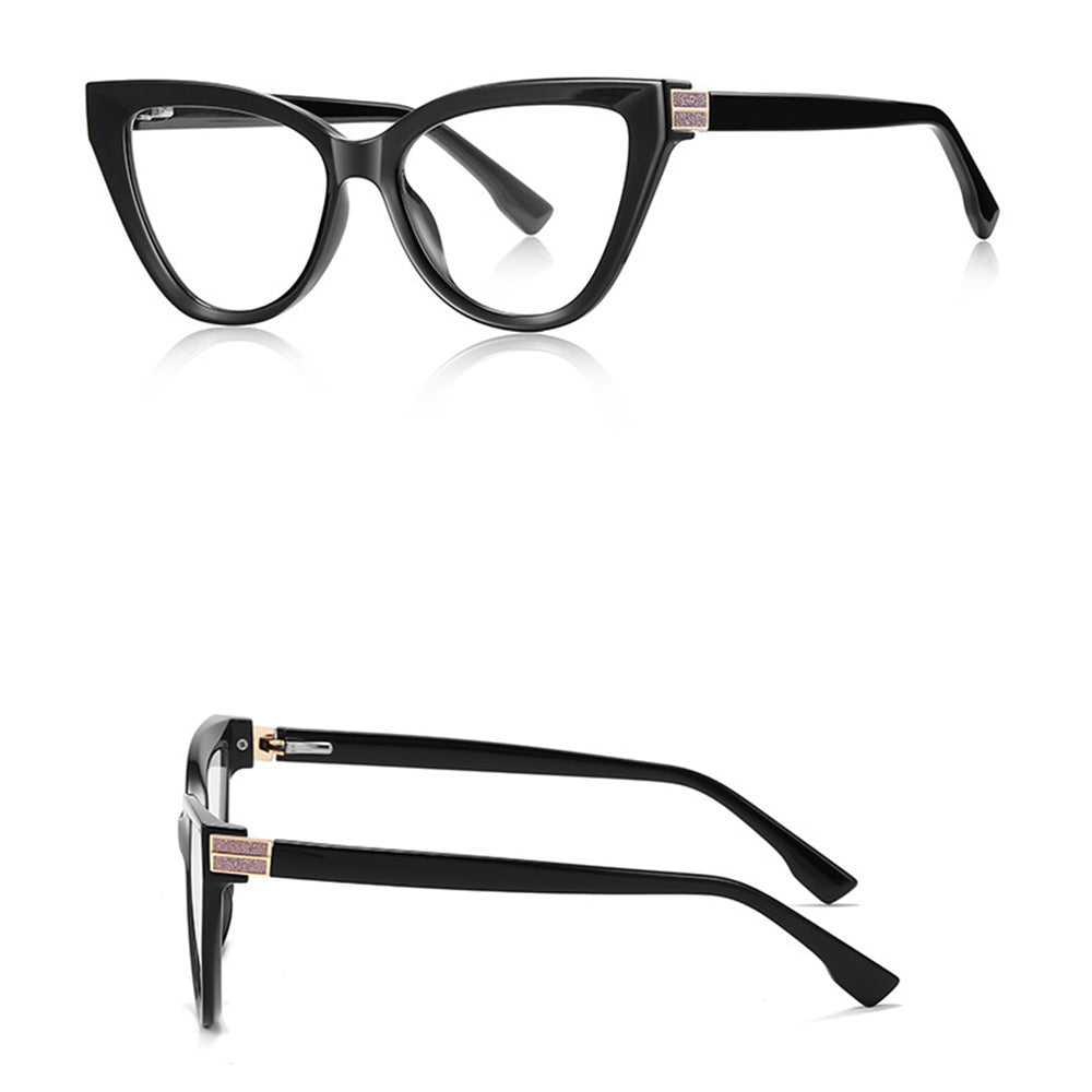 Óculos de Computador Femininos Techsuit 2279, Anti-Luz Azul, Pretos