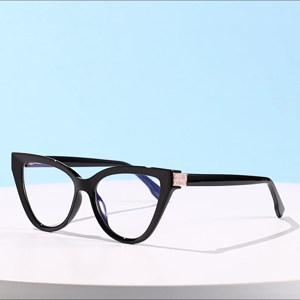 Óculos de Computador Femininos Techsuit 2279, Anti-Luz Azul, Pretos