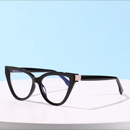 Óculos de Computador Femininos Techsuit 2279, Anti-Luz Azul, Pretos