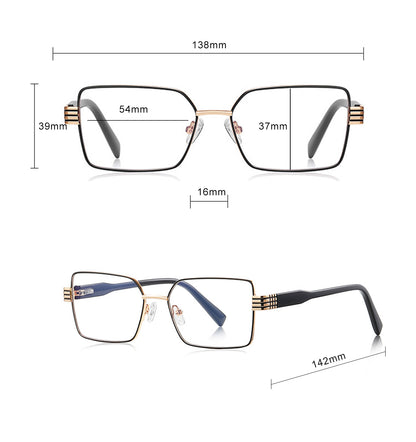 Techsuit 3160 Women's Computer Glasses, Anti-Blue Light, Black