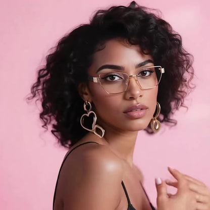 Óculos de Computador Femininos Techsuit 3162, Anti-Luz Azul, Pretos