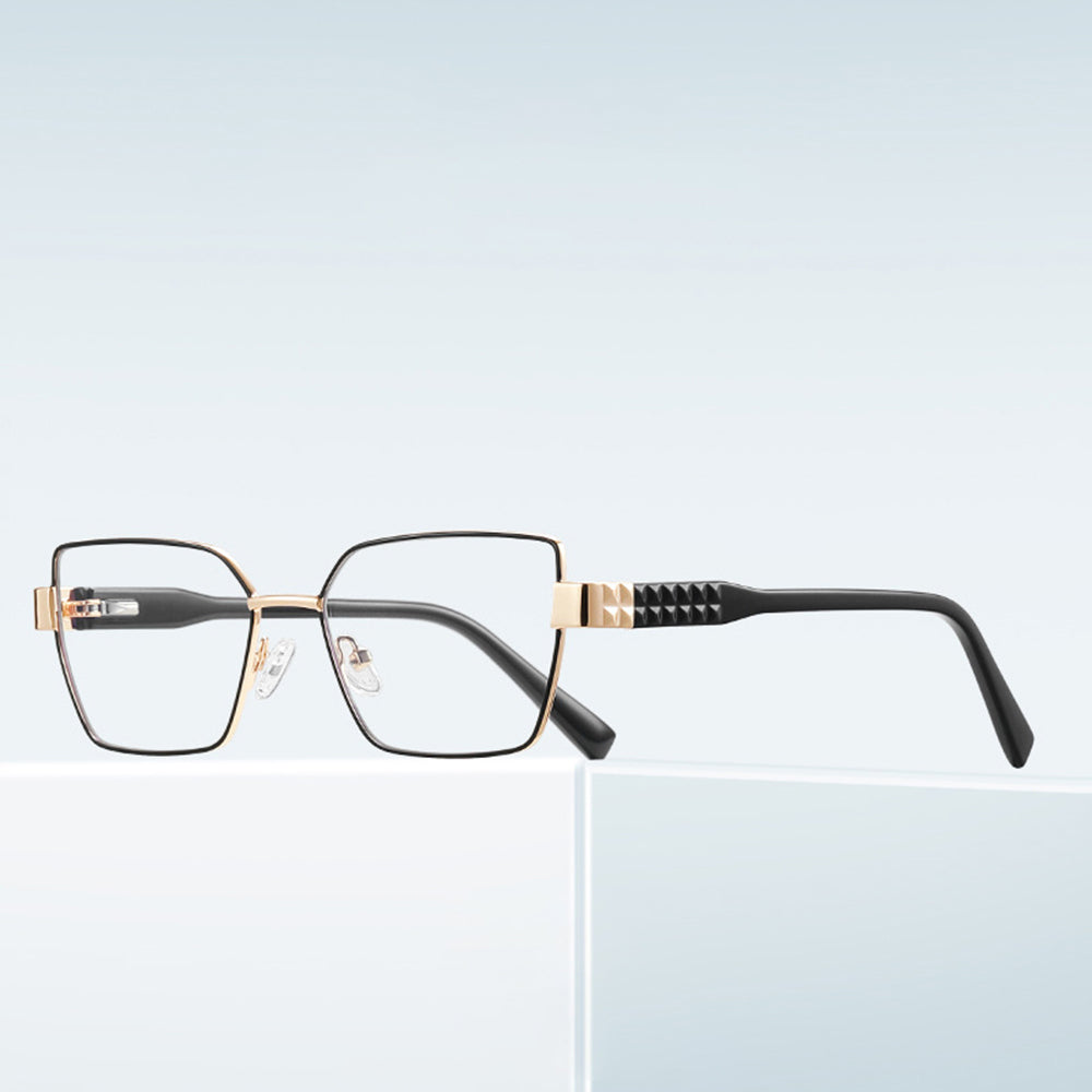 Óculos de Computador Femininos Techsuit 3169, Anti-Luz Azul, Castanho