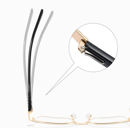 Óculos de Computador Femininos Techsuit 3169, Anti-Luz Azul, Castanho