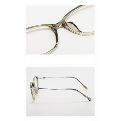 Óculos de Computador Femininos Techsuit 86162, Anti-Luz Azul, Bege Prateado