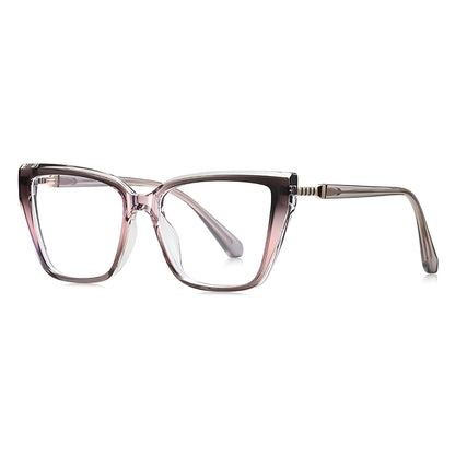 Óculos de Computador Femininos Techsuit LS250, Anti-Luz Azul, Rosa Gradiente