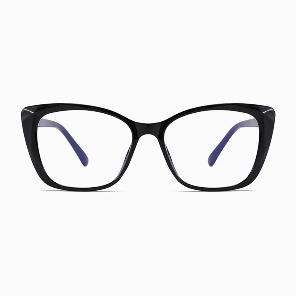 Óculos de Computador Femininos Techsuit PC28016-C1, Anti-Luz Azul, Pretos