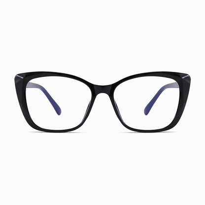 Óculos de Computador Femininos Techsuit PC28016-C1, Anti-Luz Azul, Pretos