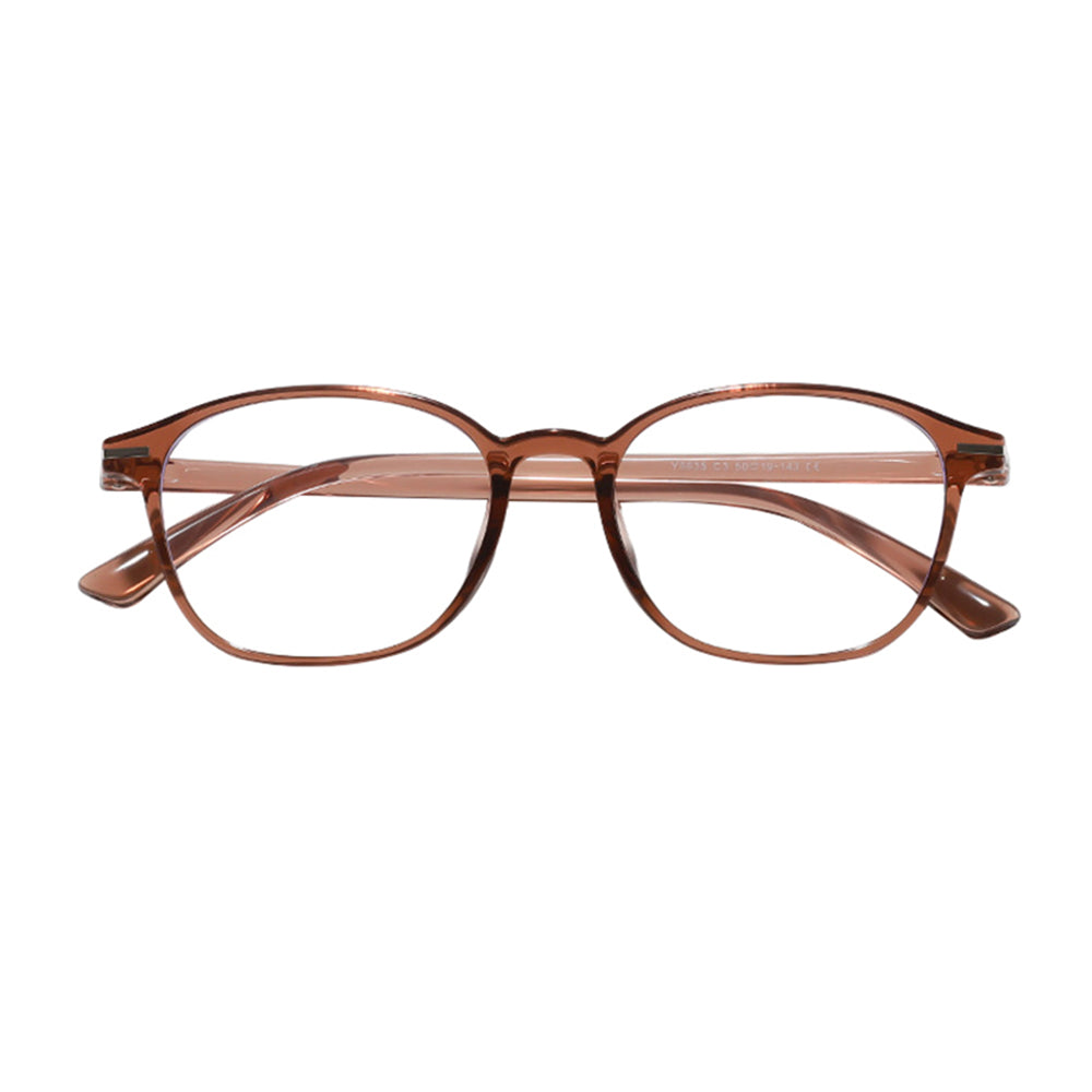 Óculos de Computador Unissexo Techsuit 6635, Anti-Luz Azul, Castanho Roxo