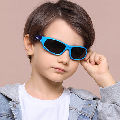 Techsuit 816-C13 Kids' Sport Sunglasses, Polarized, Black