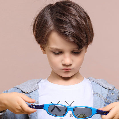 Techsuit 816-C2 Kids' Sport Sunglasses, Polarized, Yellow Pink