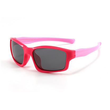 Óculos de Sol Desportivos para Crianças Techsuit 8202-C30, Polarizados, Vermelho Rosa