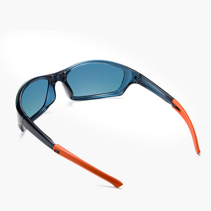Óculos de Ciclismo Unissexo Techsuit 24101, Polarizados, Azuis