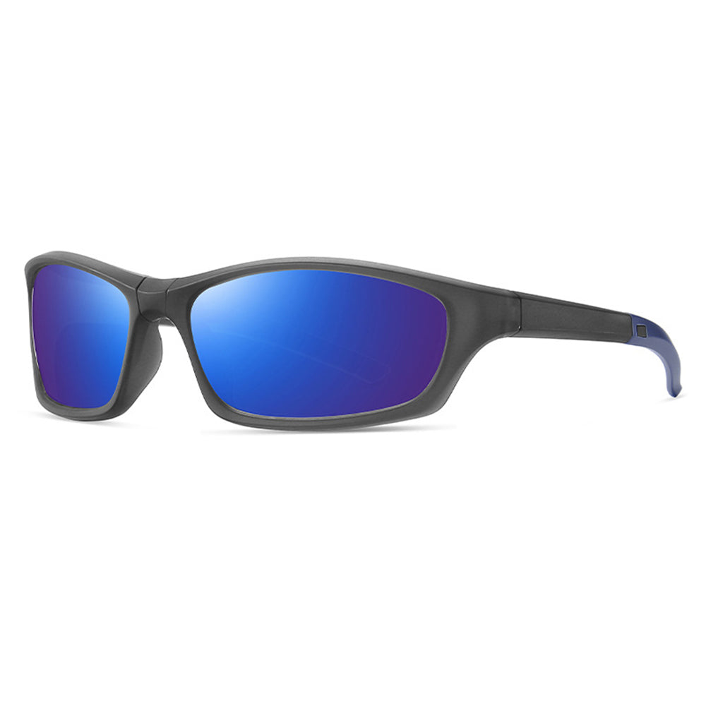 Óculos de Ciclismo Unissexo Techsuit 24101, Polarizados, Cinzento Azul