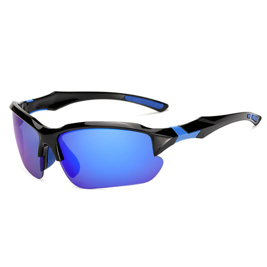 Óculos de Ciclismo Unissexo Techsuit 9301, Proteção UV, Preto Roxo