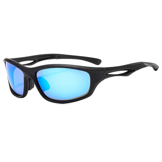 Óculos de Ciclismo Unissexo Techsuit 9309, Polarizados, Preto Azul