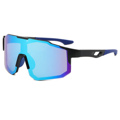 Óculos de Ciclismo Unissexo Techsuit 9337, Proteção UV, Preto Azul