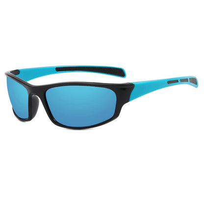 Unisex Cycling Glasses Techsuit 9937, Black Blue