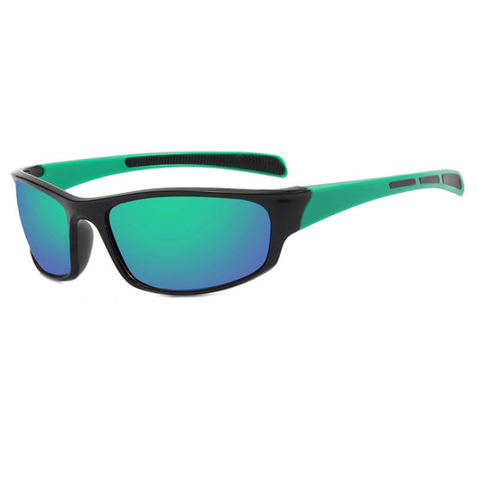 Óculos de Ciclismo Unissexo Techsuit 9937, Preto Verde
