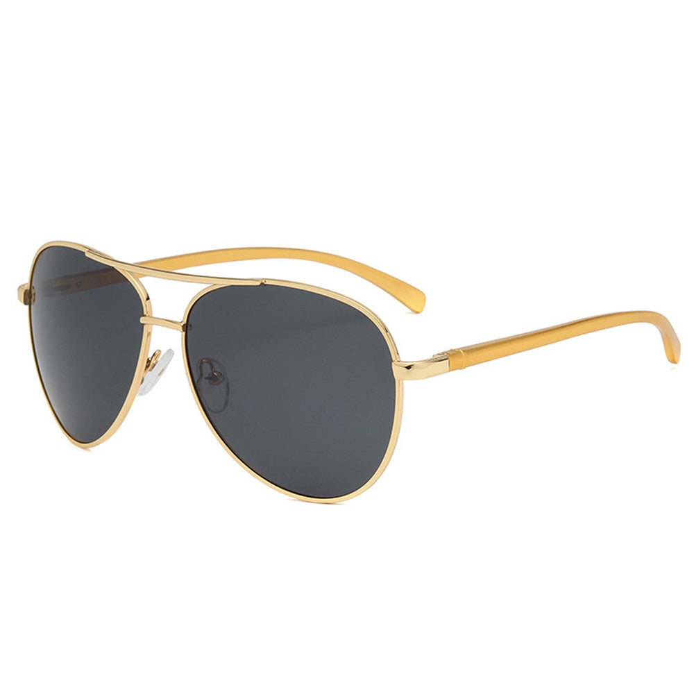 Óculos de Sol Homem Techsuit 2150, Polarizados, Proteção UV, Dourado Cinza
