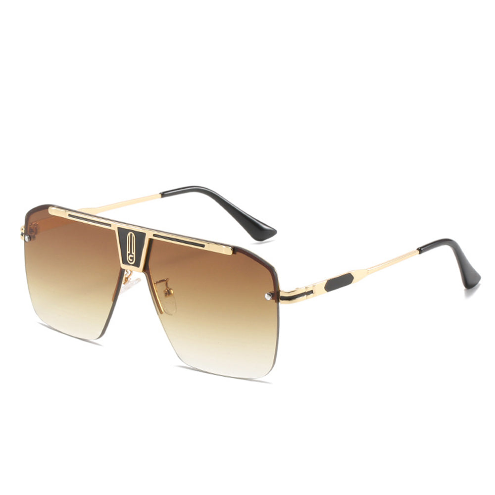 Óculos de Sol Homem Techsuit 2576, Dourado Castanho